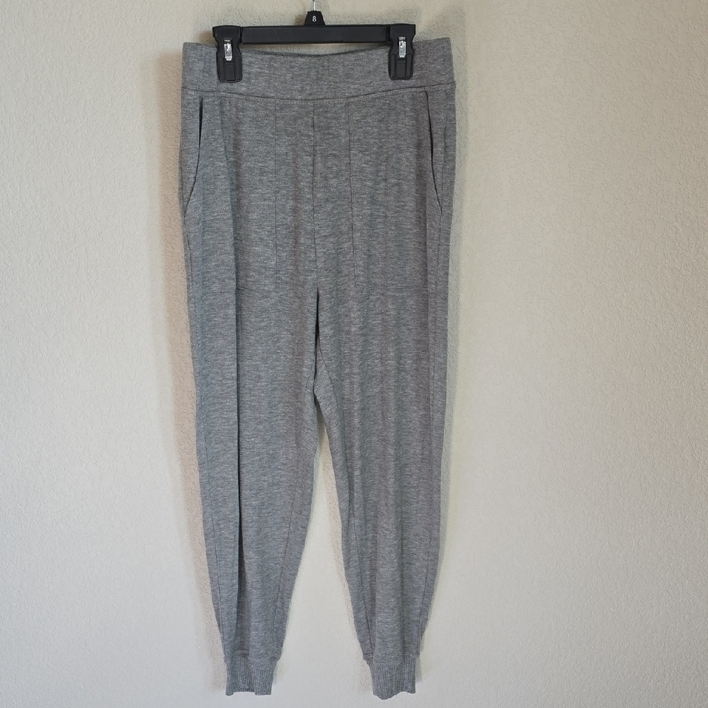 Aerie Heather Grey Joggers | High Waisted Lounge Pants Size Small